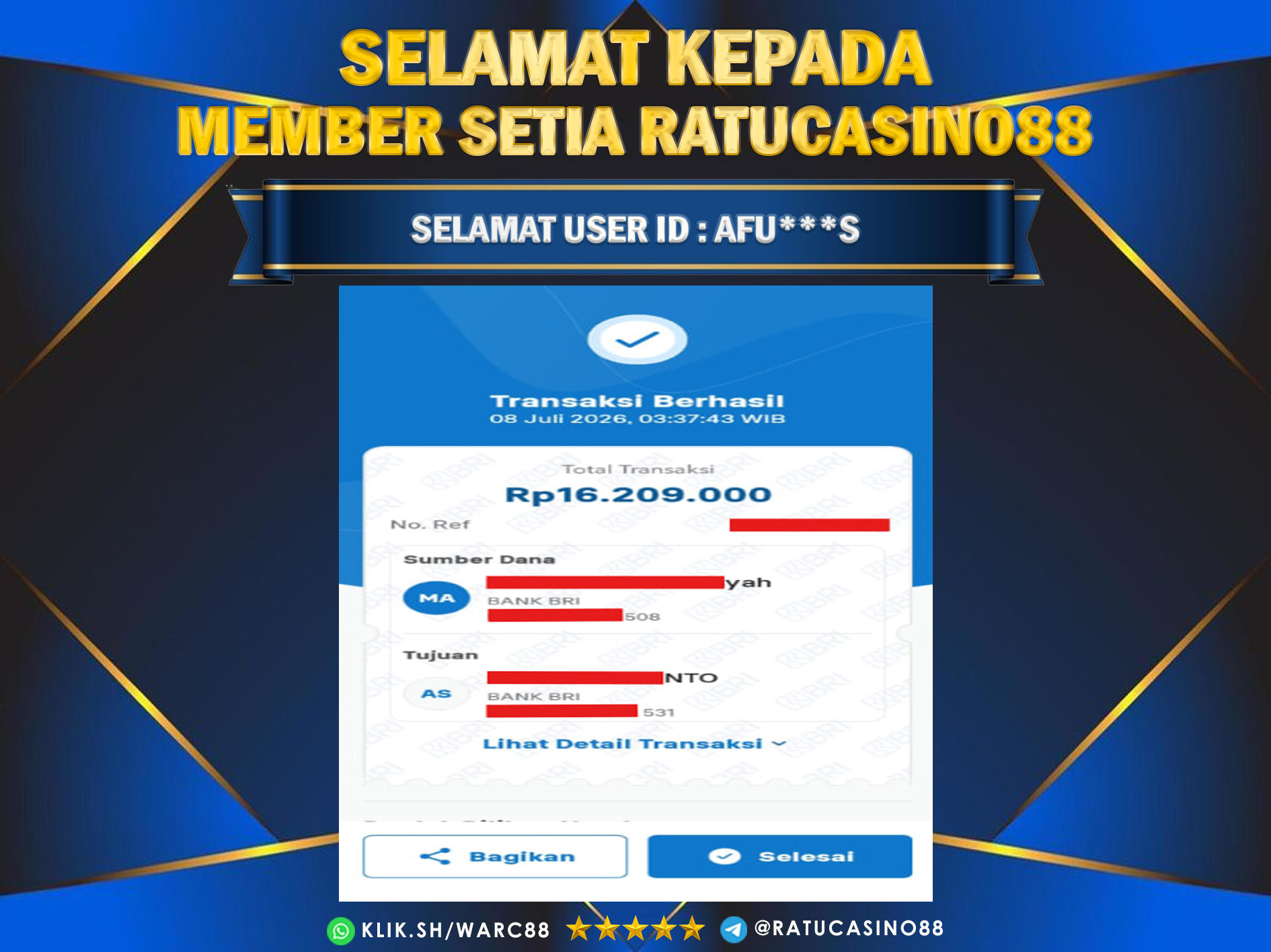 WITHDRAWAL MEMBER 248