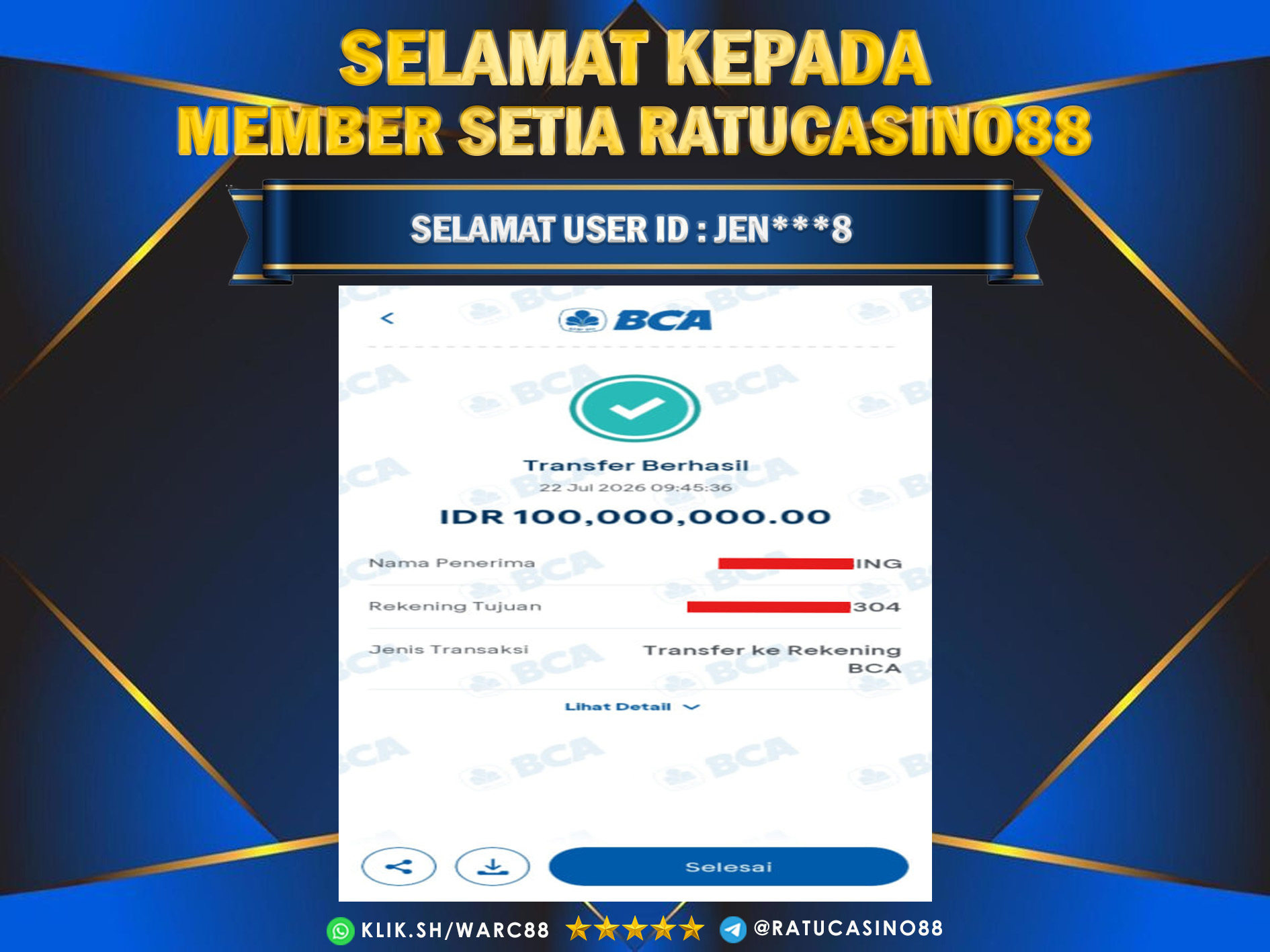 BUKTI WITHDRAW 256