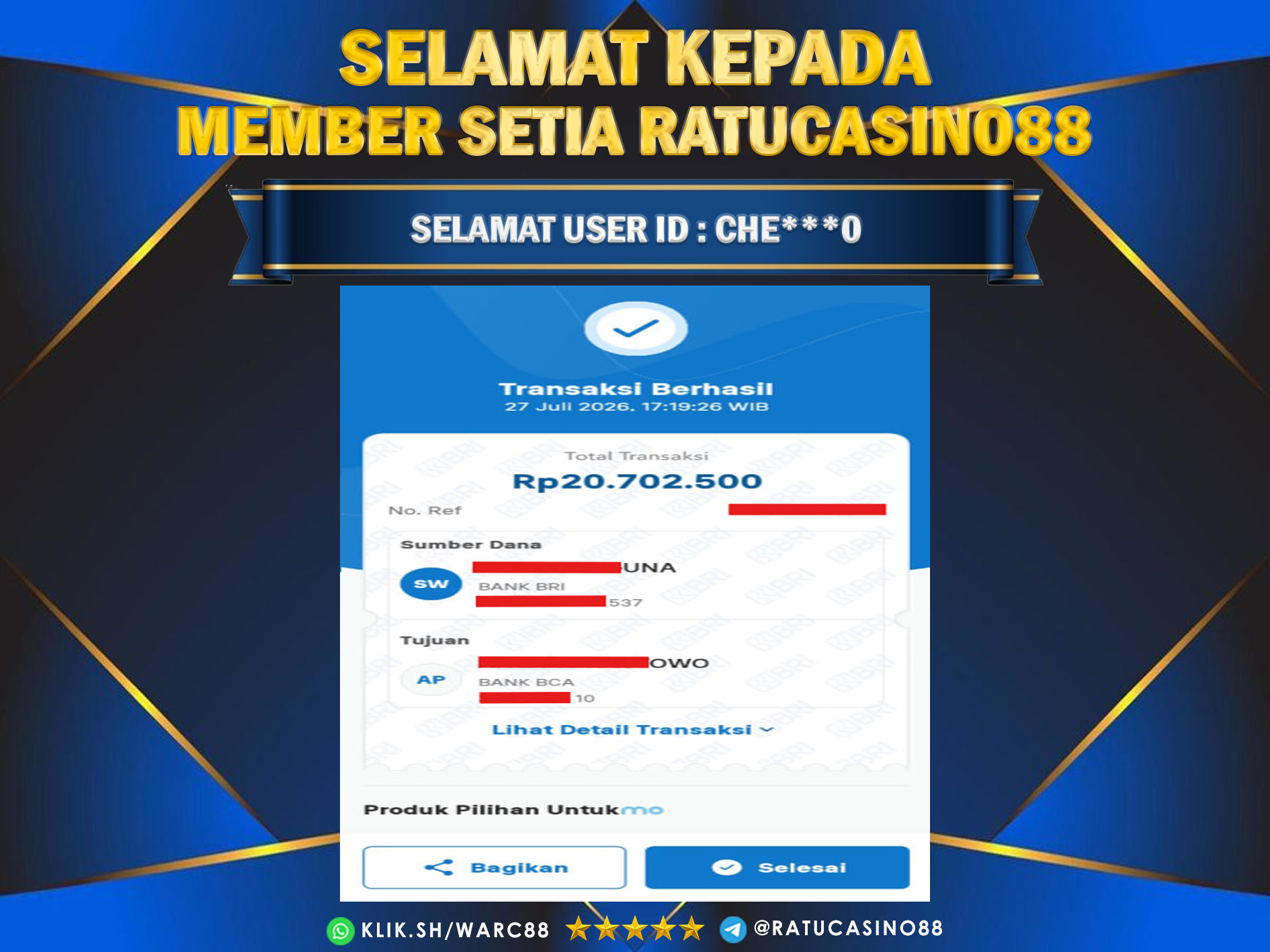 BUKTI WITHDRAW 260