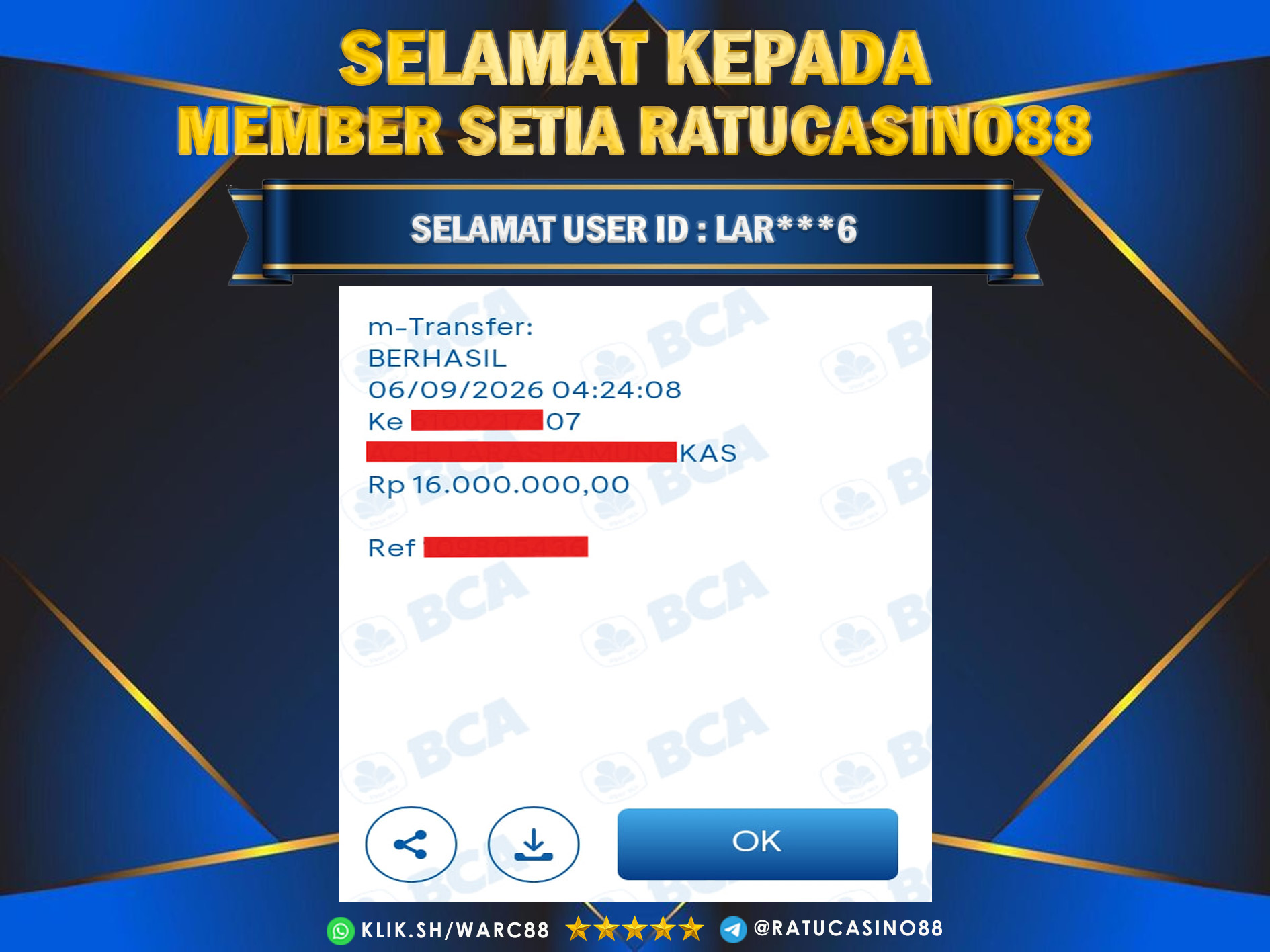 BUKTI WITHDRAW 277