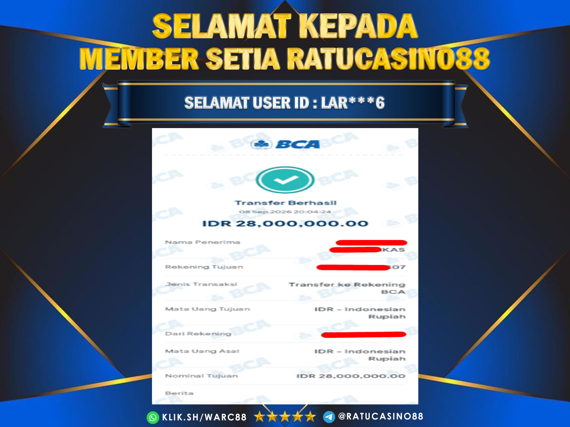 BUKTI WITHDRAW 279