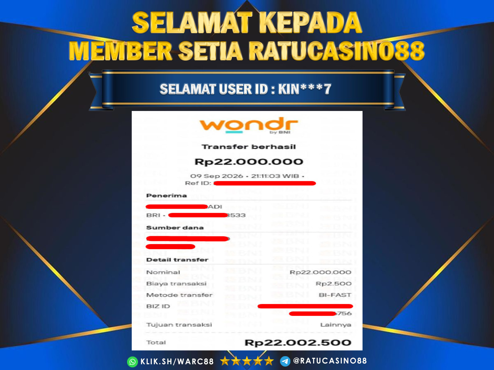 BUKTI WITHDRAW 280