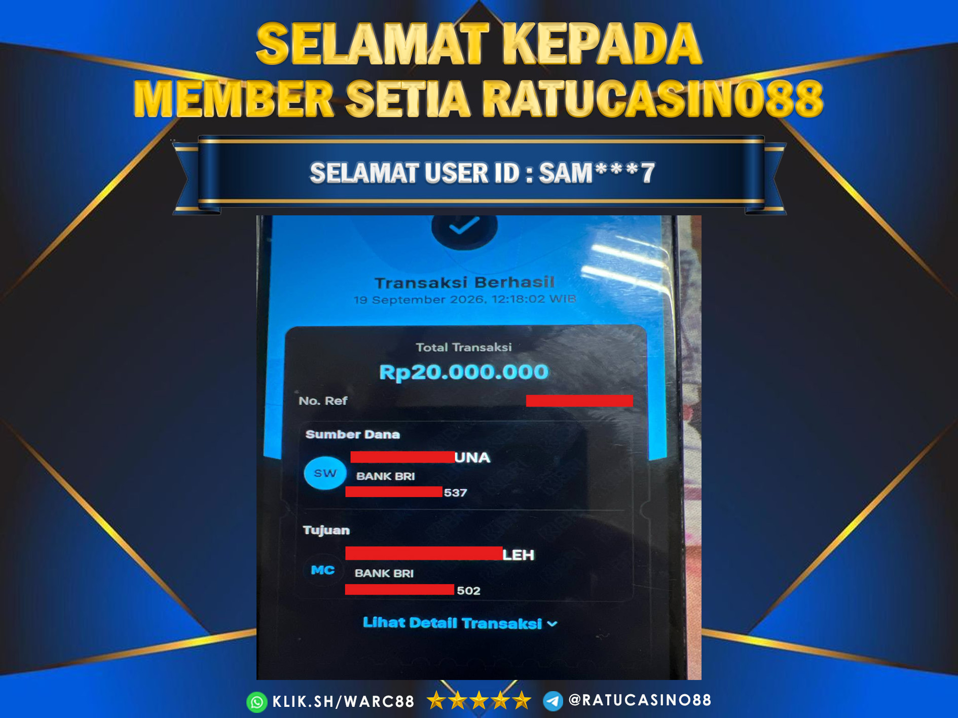 BUKTI WITHDRAW 287